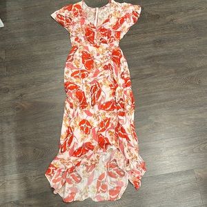 🌺 parker long floral dress